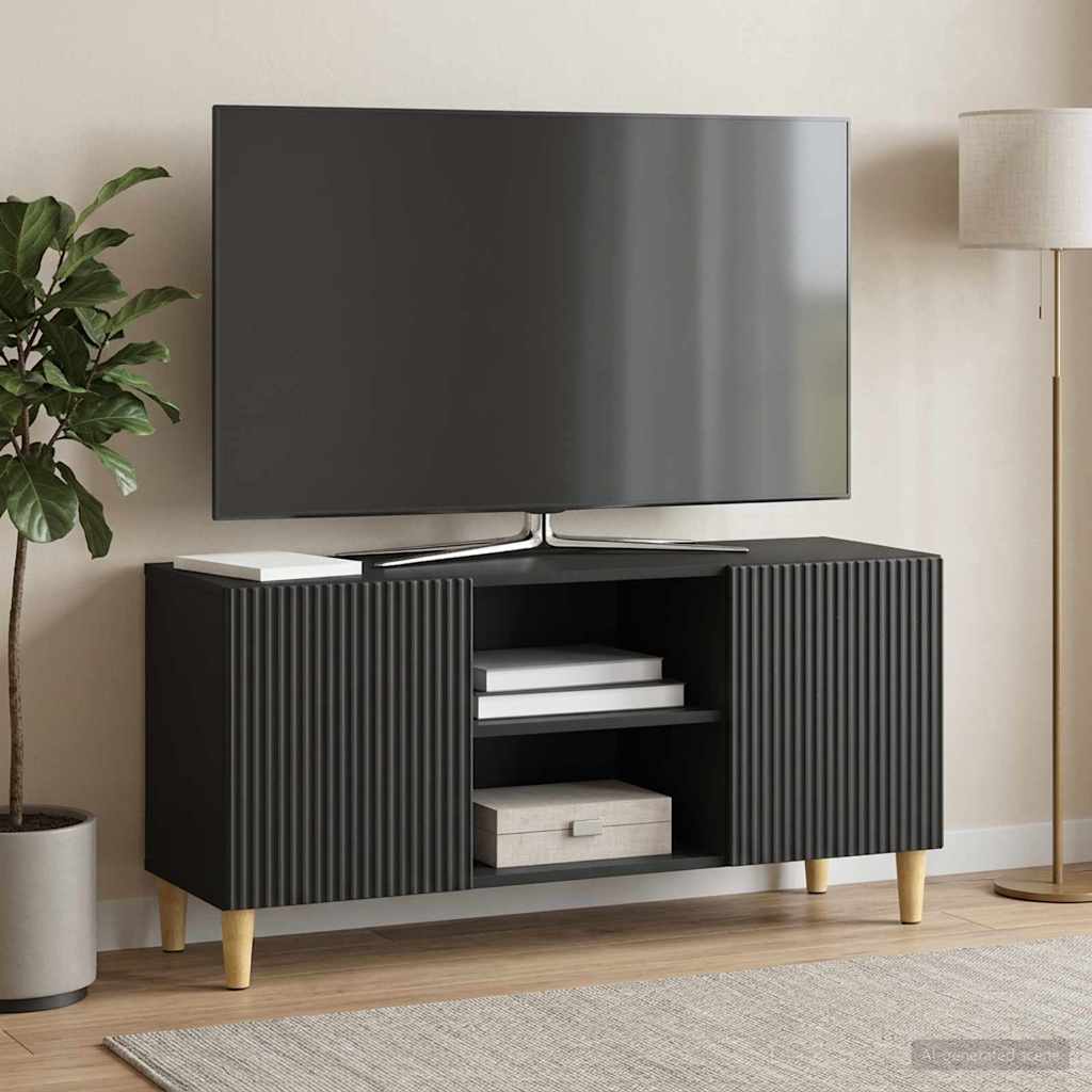 vidaXL Szafka pod telewizor Czarny 102 x 34,5 x 50 cm
