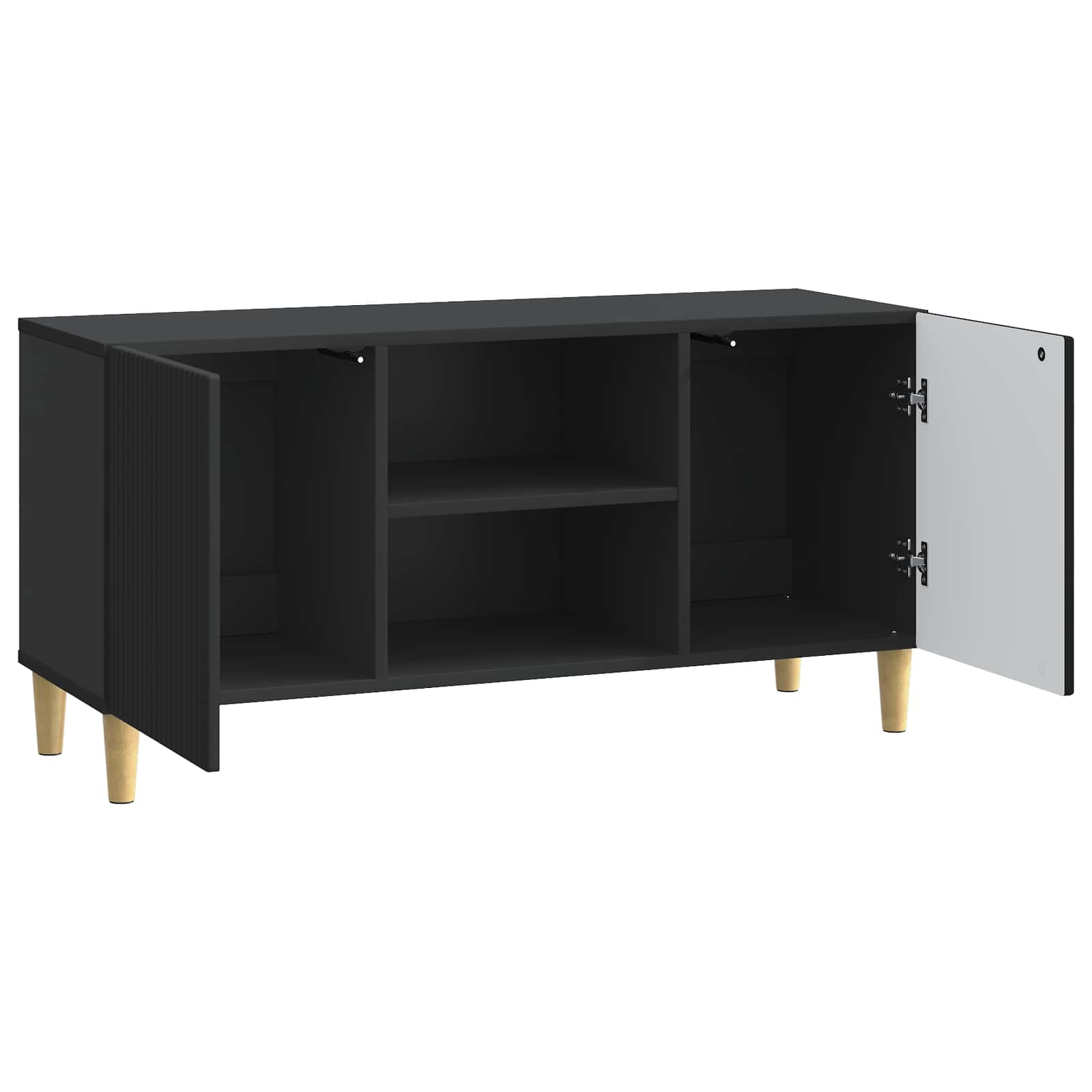 vidaXL Szafka pod telewizor Czarny 102 x 34,5 x 50 cm