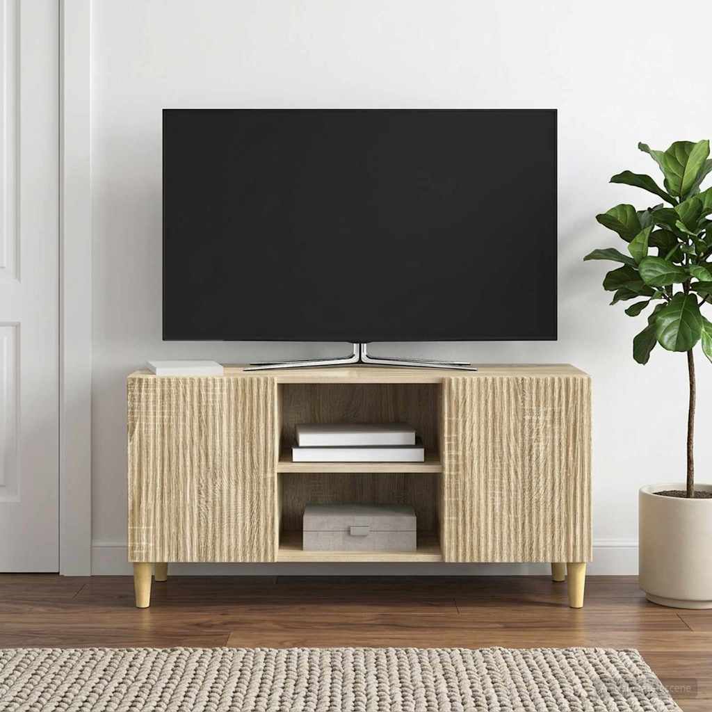 vidaXL Szafka pod telewizor dąb Sonoma 102 x 34,5 x 50 cm