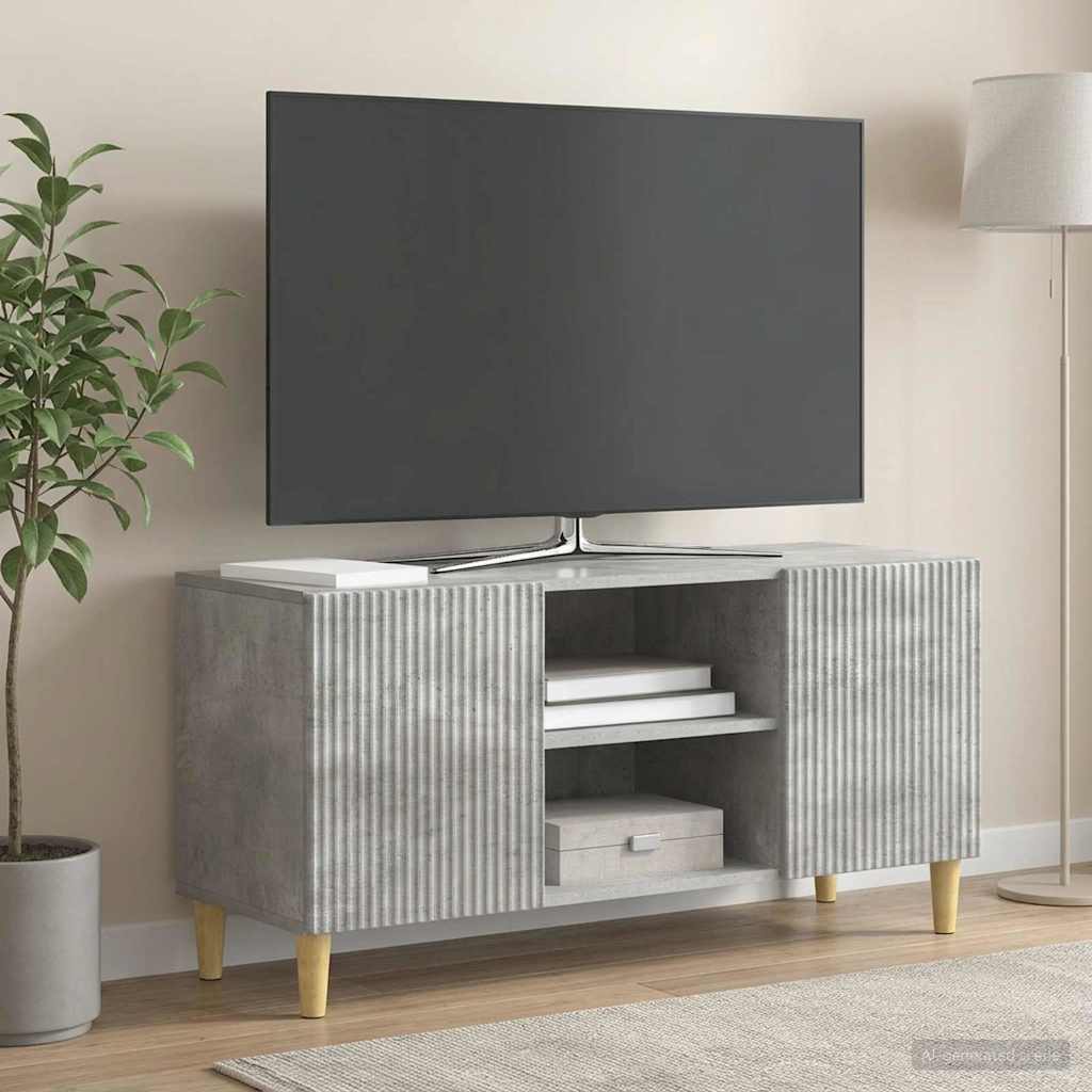 vidaXL Szafka pod telewizor Betonowy szary 102 x 34,5 x 50 cm