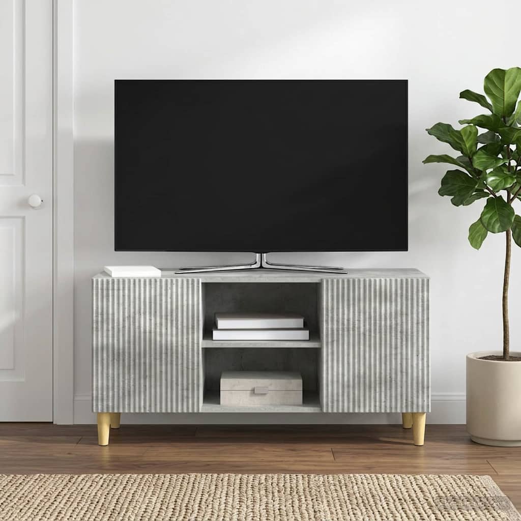 vidaXL Szafka pod telewizor Betonowy szary 102 x 34,5 x 50 cm