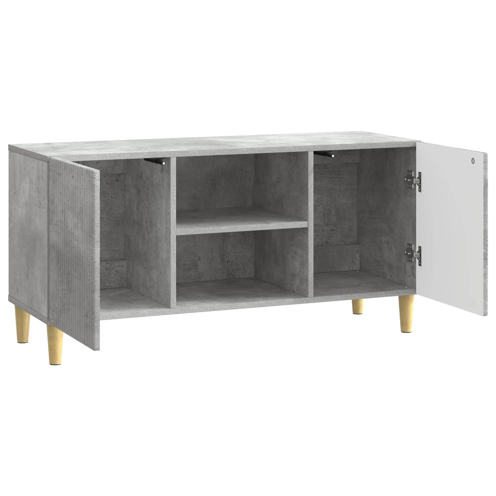 vidaXL Szafka pod telewizor Betonowy szary 102 x 34,5 x 50 cm