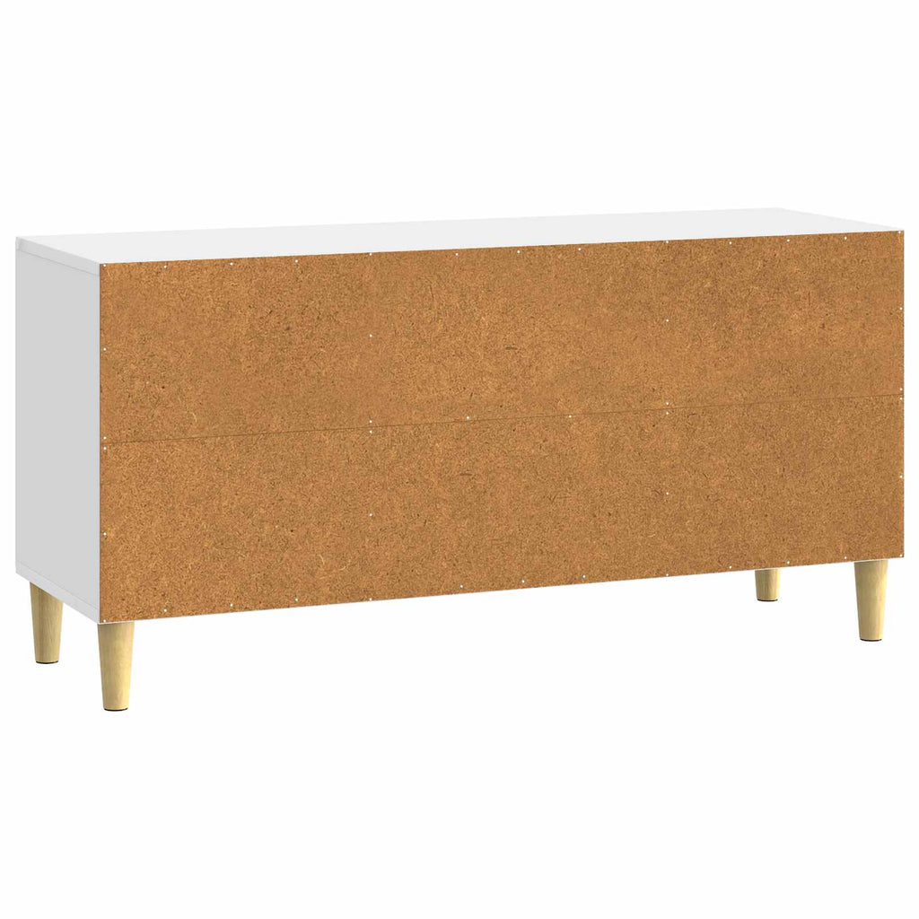 vidaXL Szafka pod telewizor Biały wysoki połysk 102 x 34,5 x 50 cm