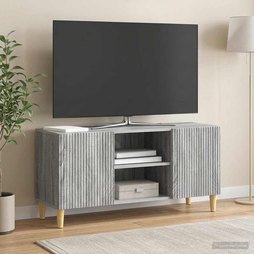 vidaXL Szafka pod telewizor Szary Sonoma 102 x 34,5 x 50 cm