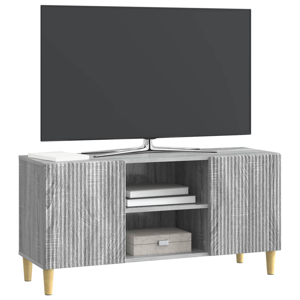 vidaXL Szafka pod telewizor Szary Sonoma 102 x 34,5 x 50 cm