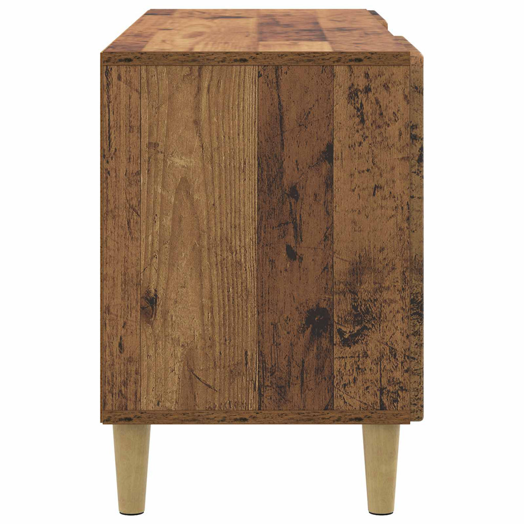 vidaXL Szafka pod telewizor Stare drewno 102 x 34,5 x 50 cm