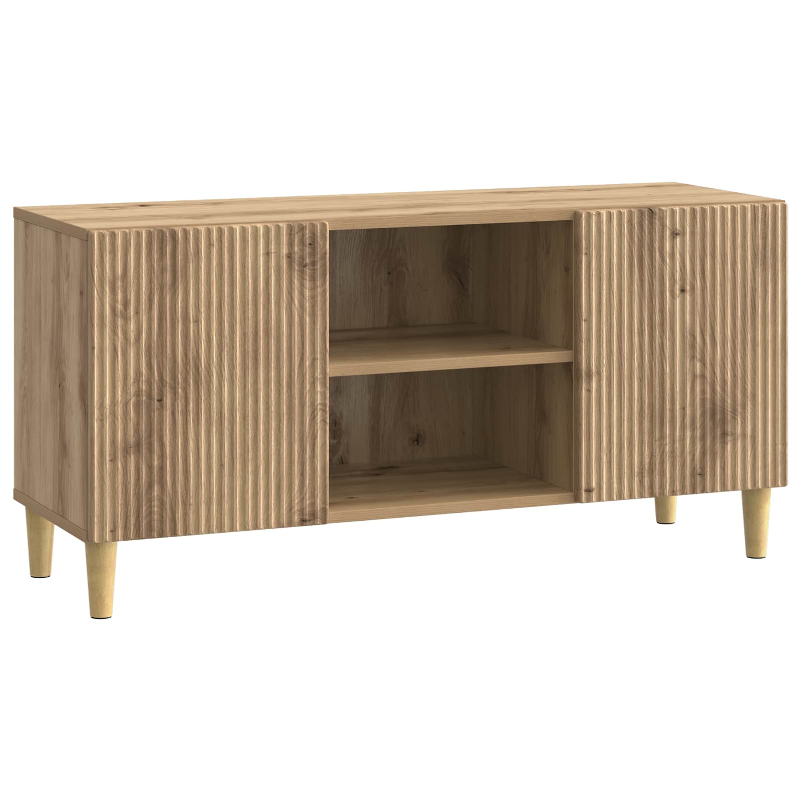vidaXL Szafka pod telewizor Dąb artisan 102 x 34,5 x 50 cm