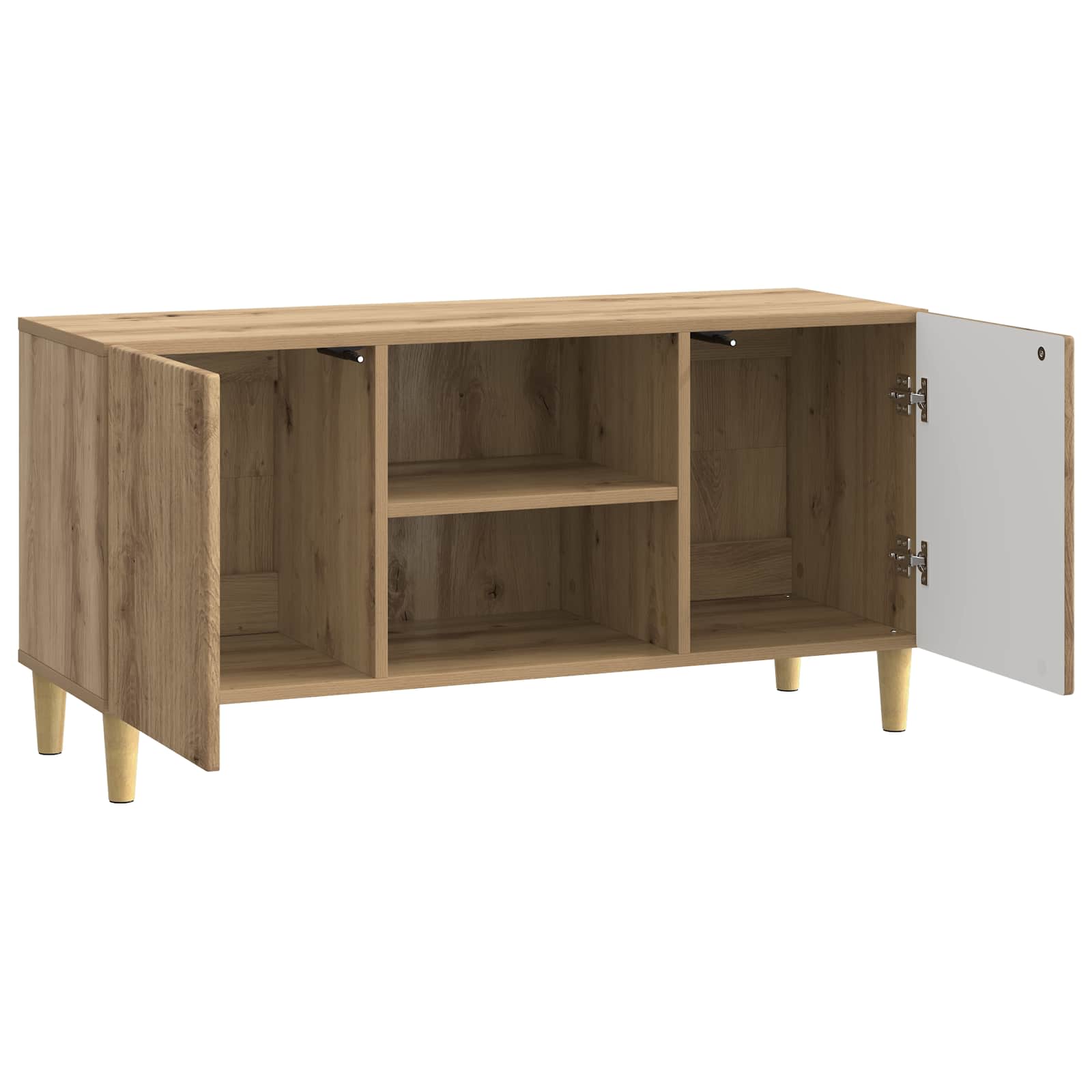 vidaXL Szafka pod telewizor Dąb artisan 102 x 34,5 x 50 cm