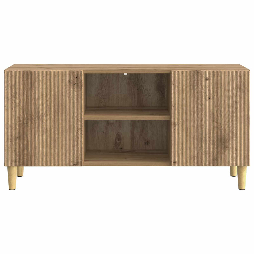 vidaXL Szafka pod telewizor Dąb artisan 102 x 34,5 x 50 cm