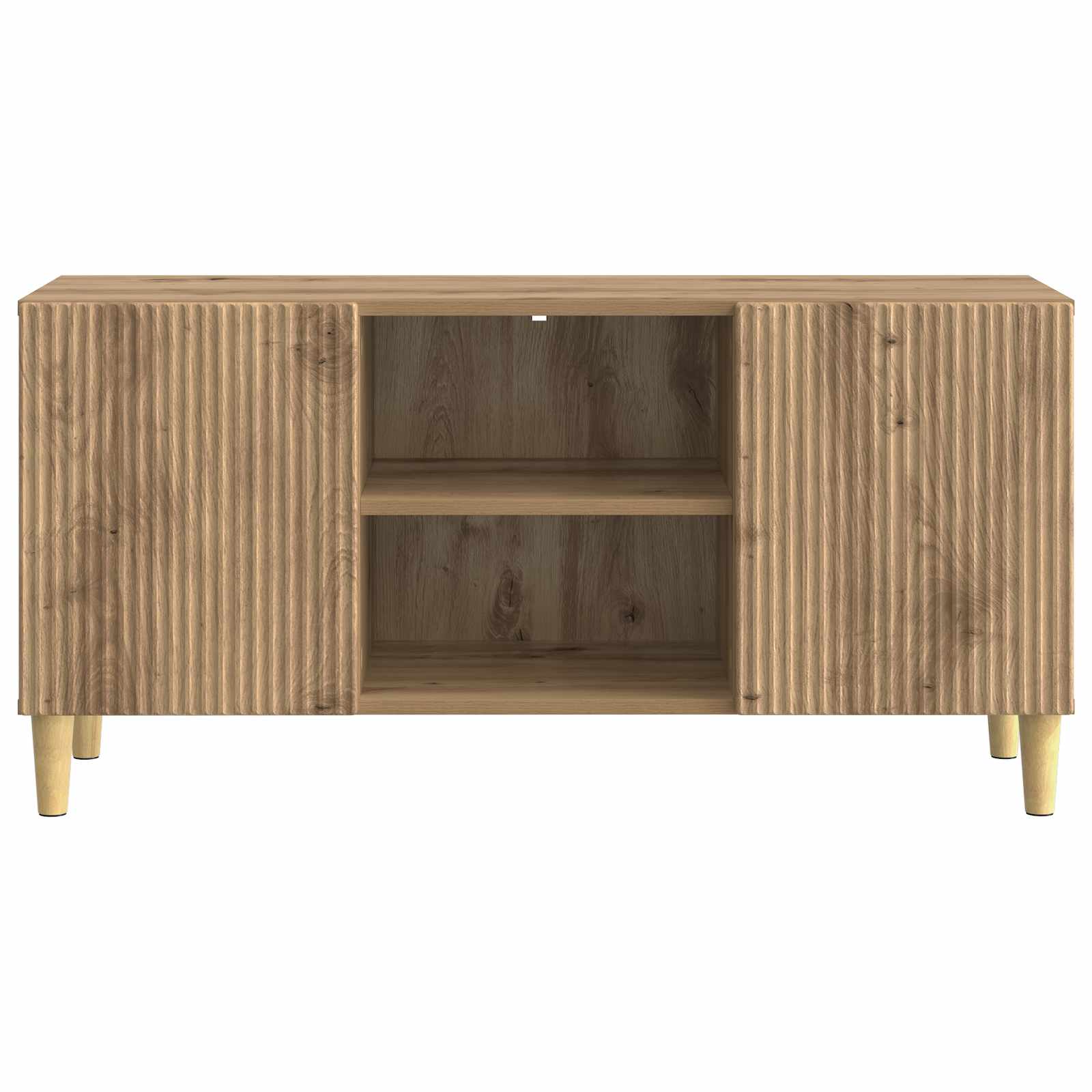 vidaXL Szafka pod telewizor Dąb artisan 102 x 34,5 x 50 cm