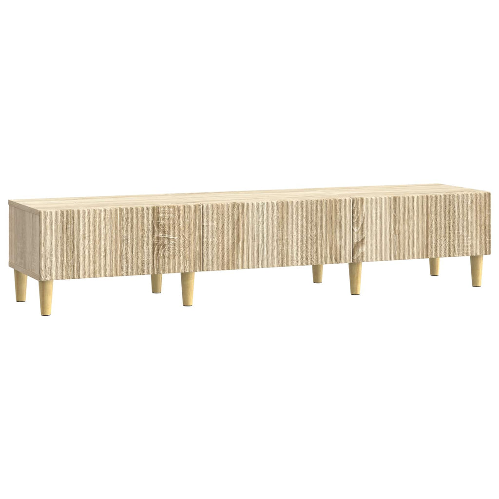 vidaXL Szafka pod telewizor z szufladą dąb Sonoma 147 x 34,5 x 30 cm