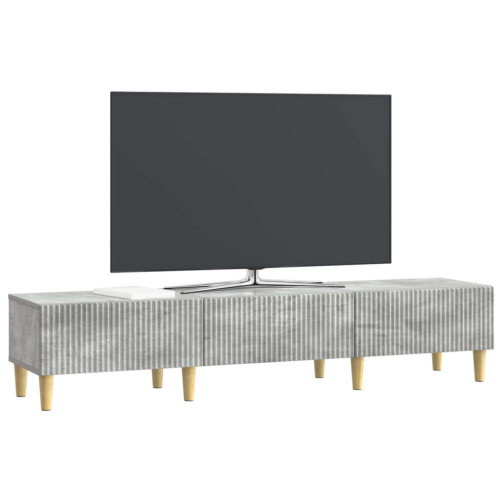 vidaXL Szafka pod telewizor Betonowy szary 147 x 34,5 x 30 cm