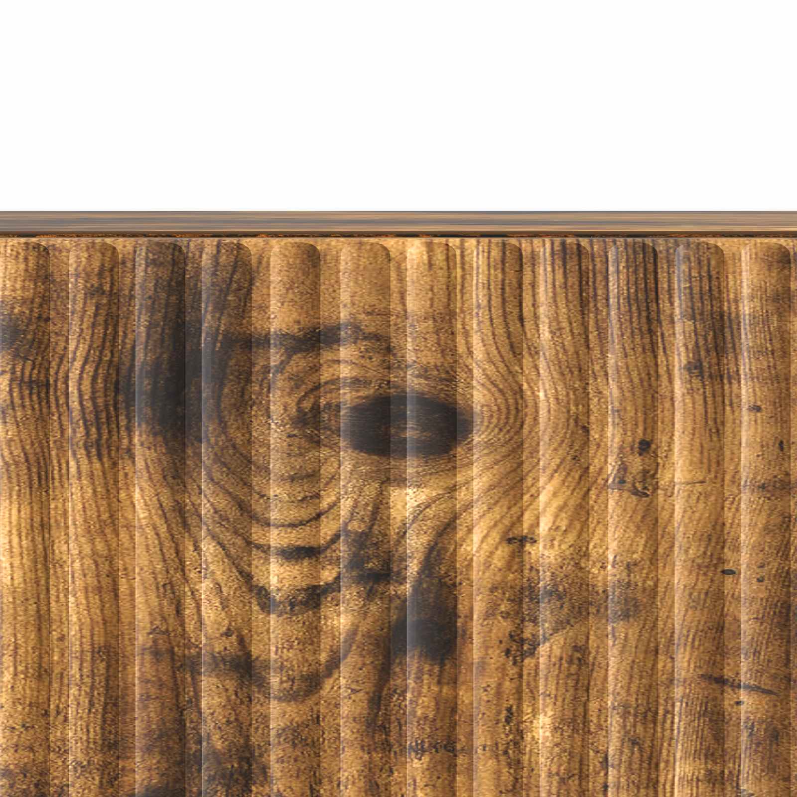 vidaXL Szafka pod telewizor z szufladą Dąb wędzony 147 x 34,5 x 30 cm