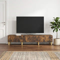 vidaXL Szafka pod telewizor z szufladą Dąb wędzony 147 x 34,5 x 30 cm
