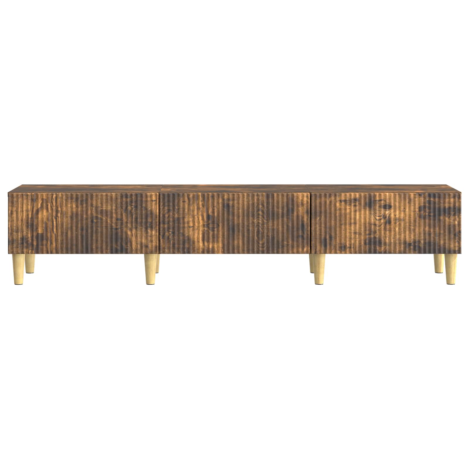 vidaXL Szafka pod telewizor z szufladą Dąb wędzony 147 x 34,5 x 30 cm