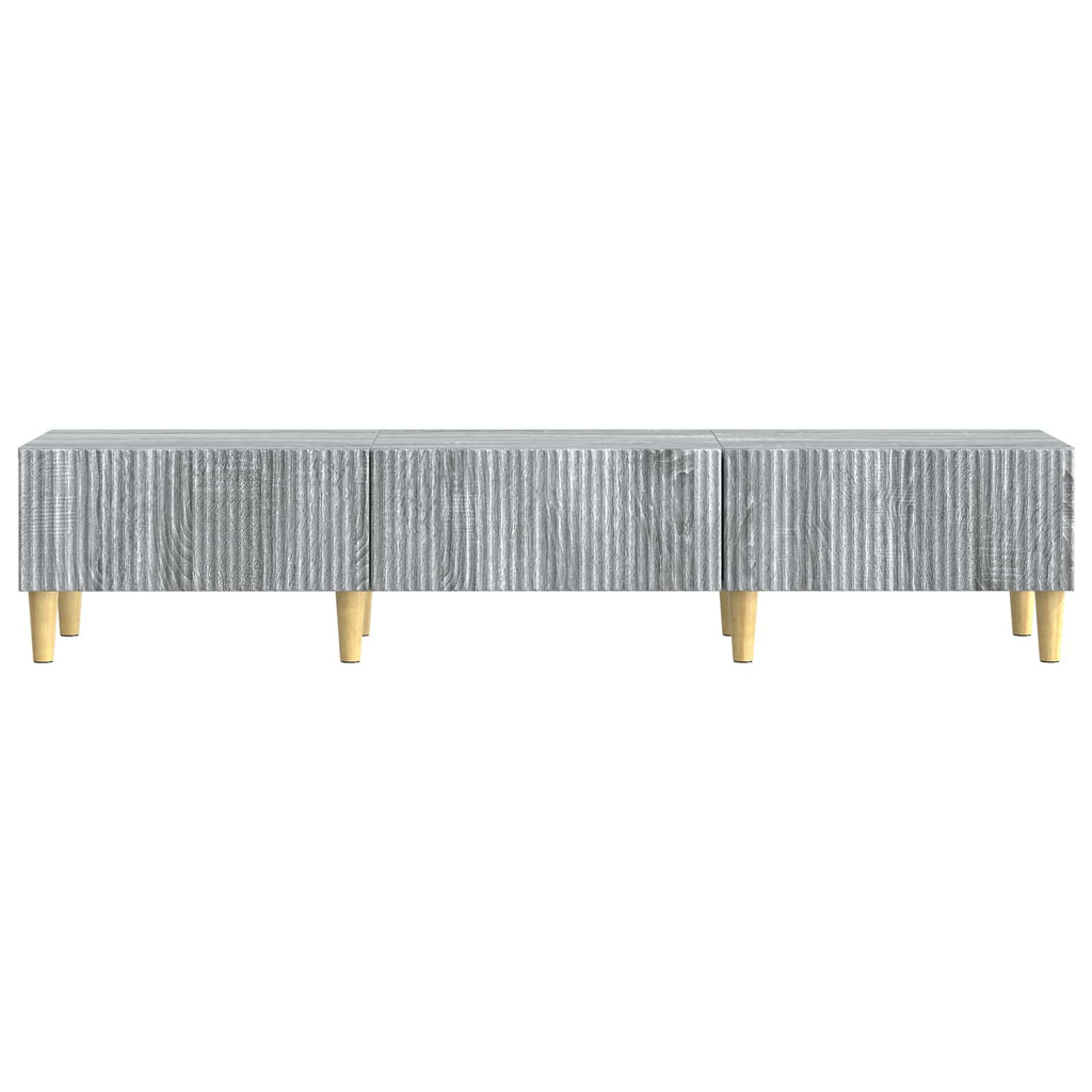vidaXL Szafka pod telewizor z szufladą Szary Sonoma 147 x 34,5 x 30 cm