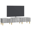 vidaXL Szafka pod telewizor z szufladą Szary Sonoma 147 x 34,5 x 30 cm