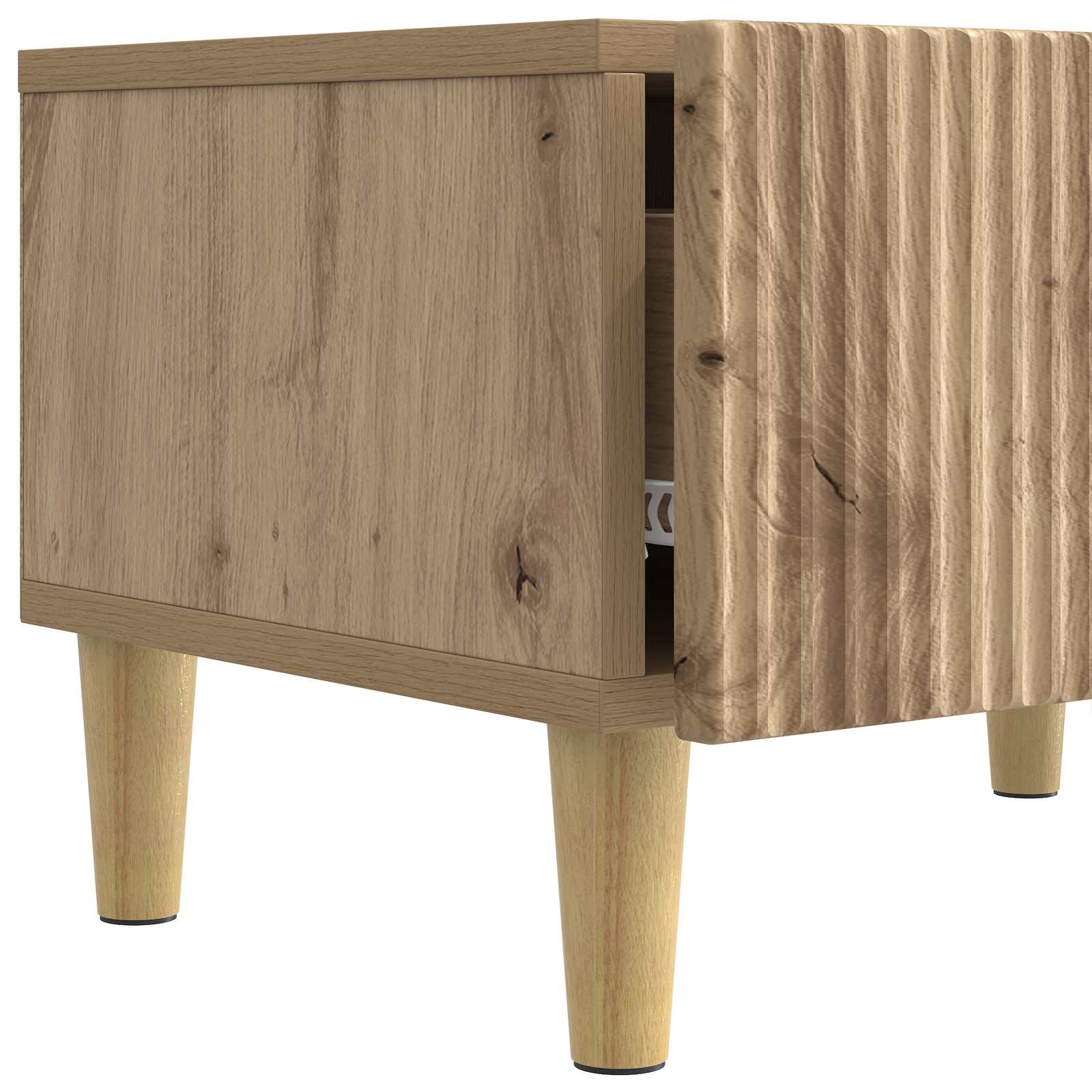 vidaXL Szafka pod telewizor z szufladą Dąb artisan 147 x 34,5 x 30 cm