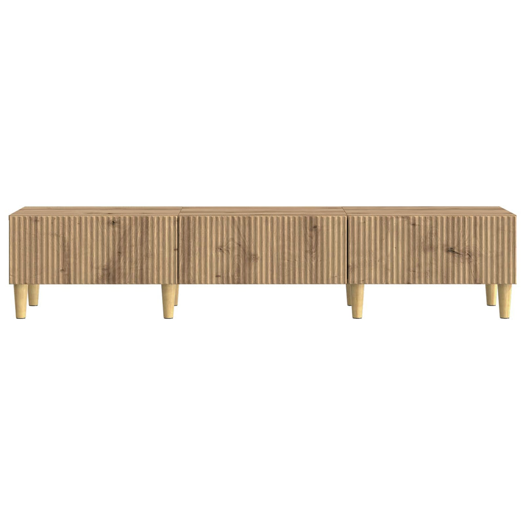 vidaXL Szafka pod telewizor z szufladą Dąb artisan 147 x 34,5 x 30 cm
