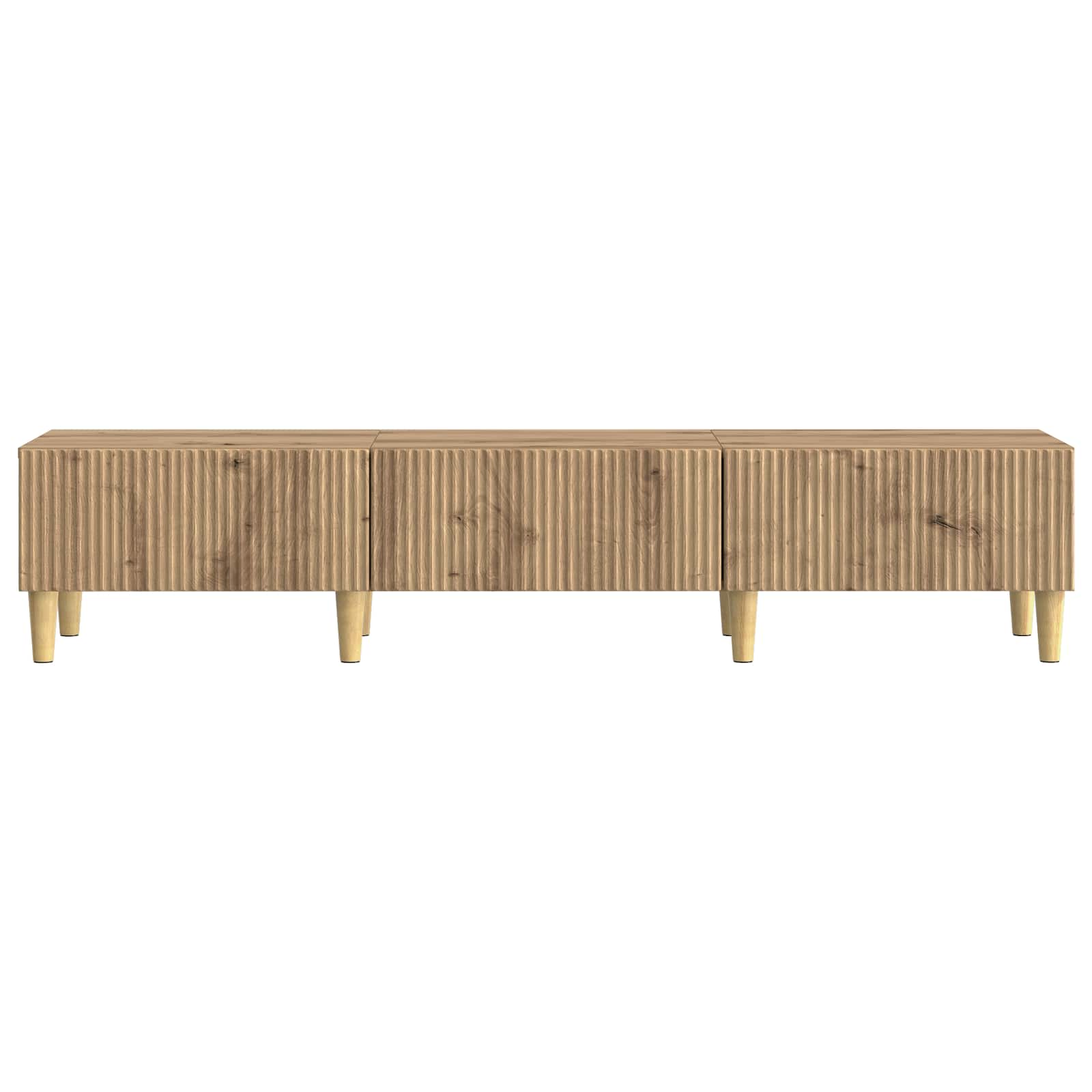 vidaXL Szafka pod telewizor z szufladą Dąb artisan 147 x 34,5 x 30 cm