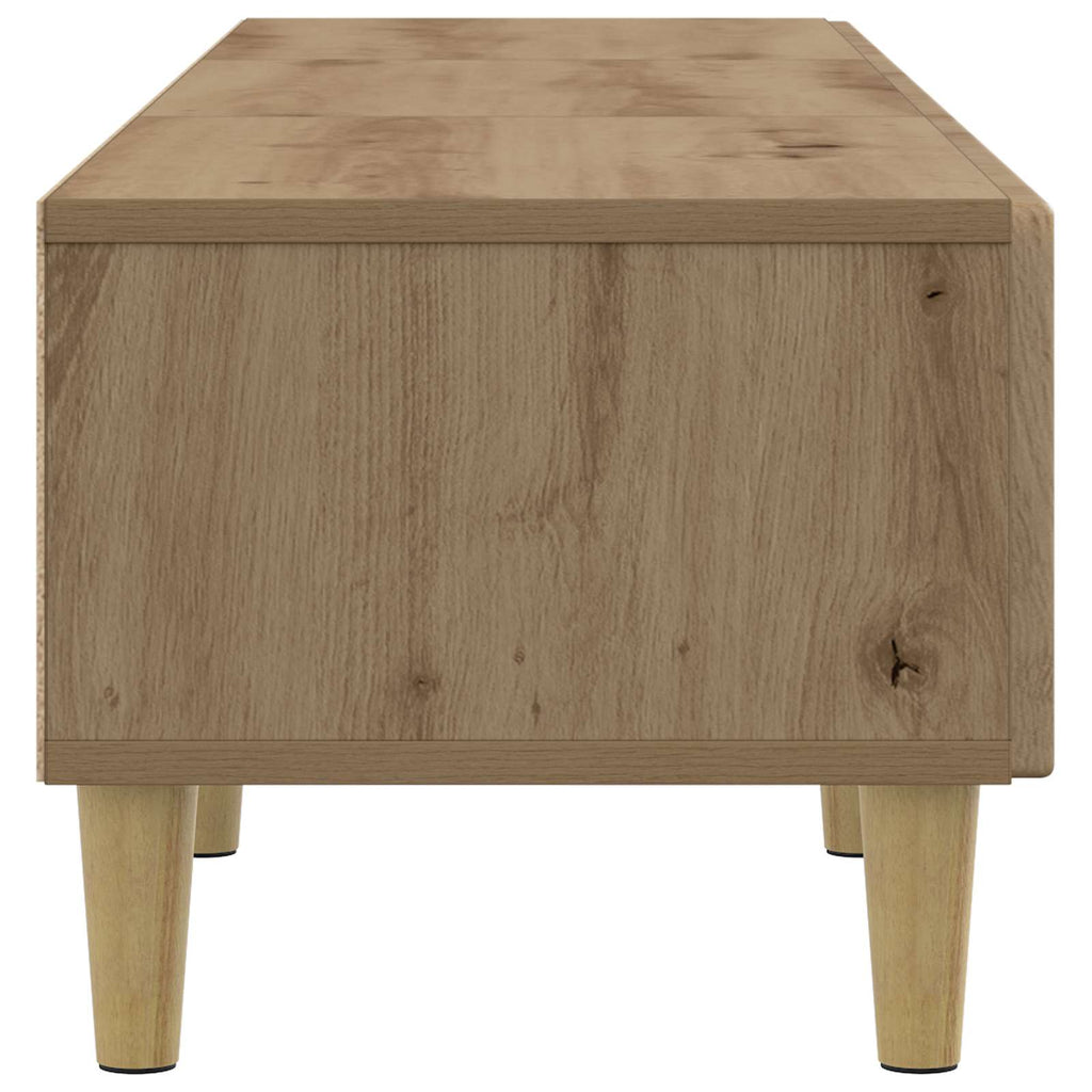 vidaXL Szafka pod telewizor z szufladą Dąb artisan 147 x 34,5 x 30 cm