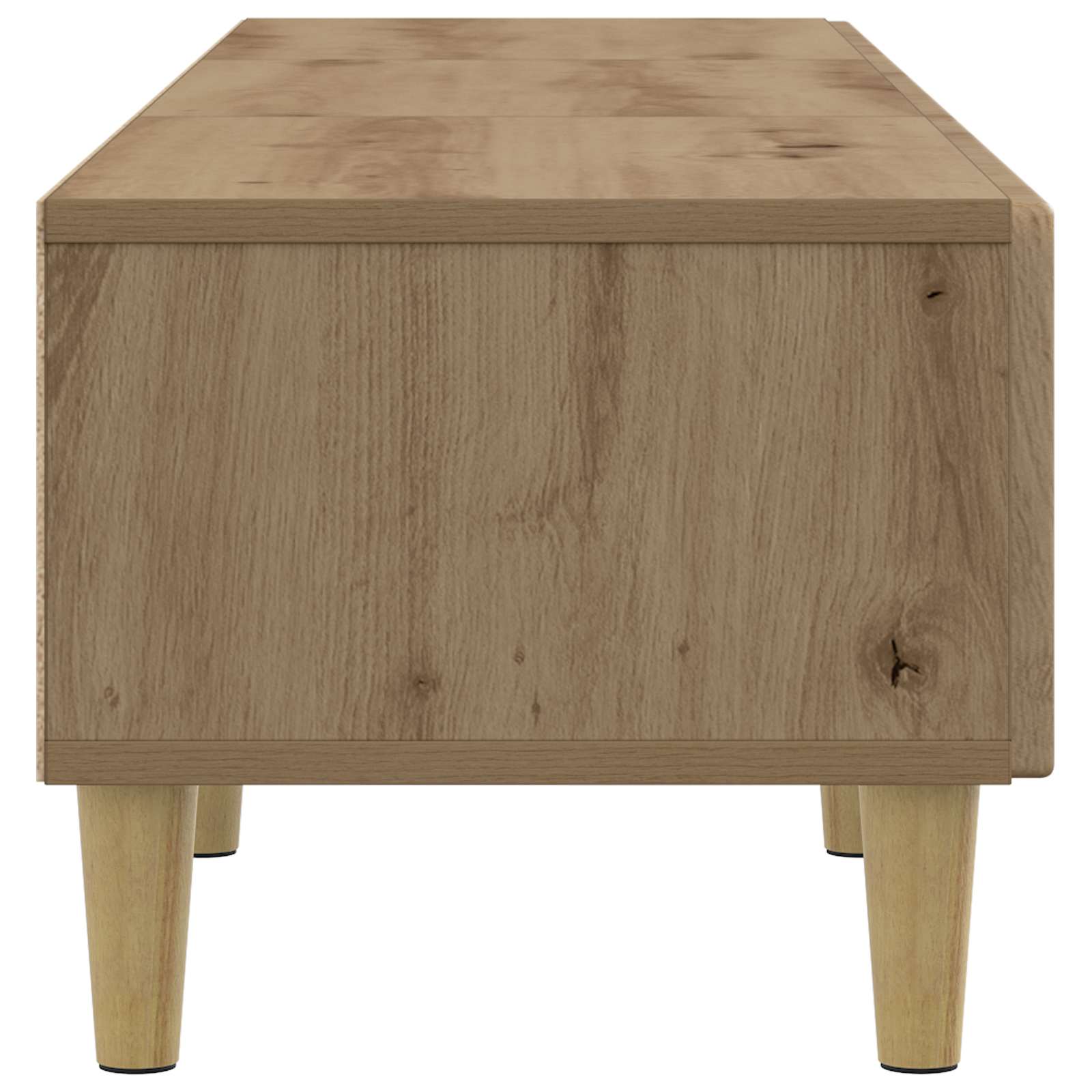 vidaXL Szafka pod telewizor z szufladą Dąb artisan 147 x 34,5 x 30 cm