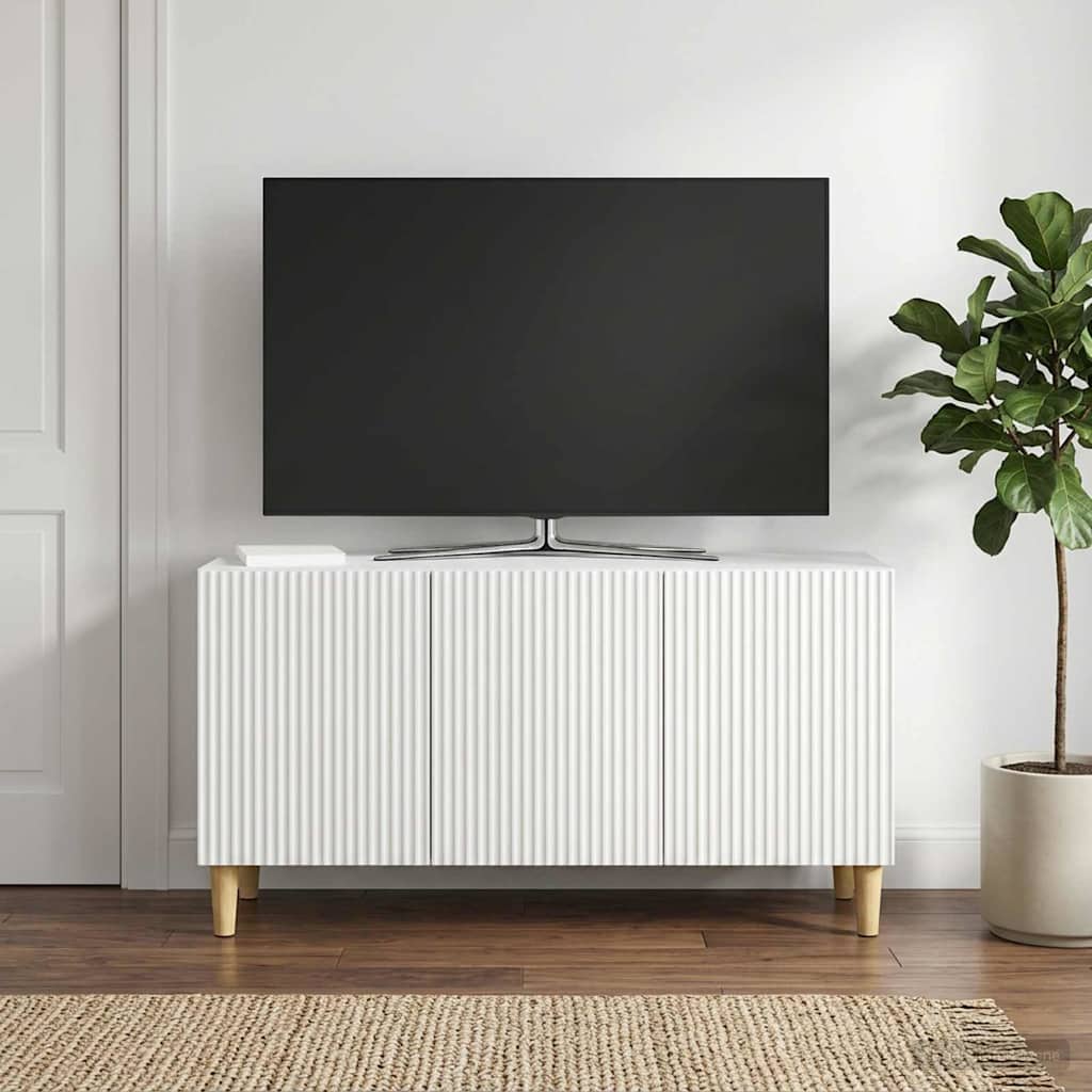 vidaXL Szafka pod telewizor Biały 99 x 34,5 x 50 cm