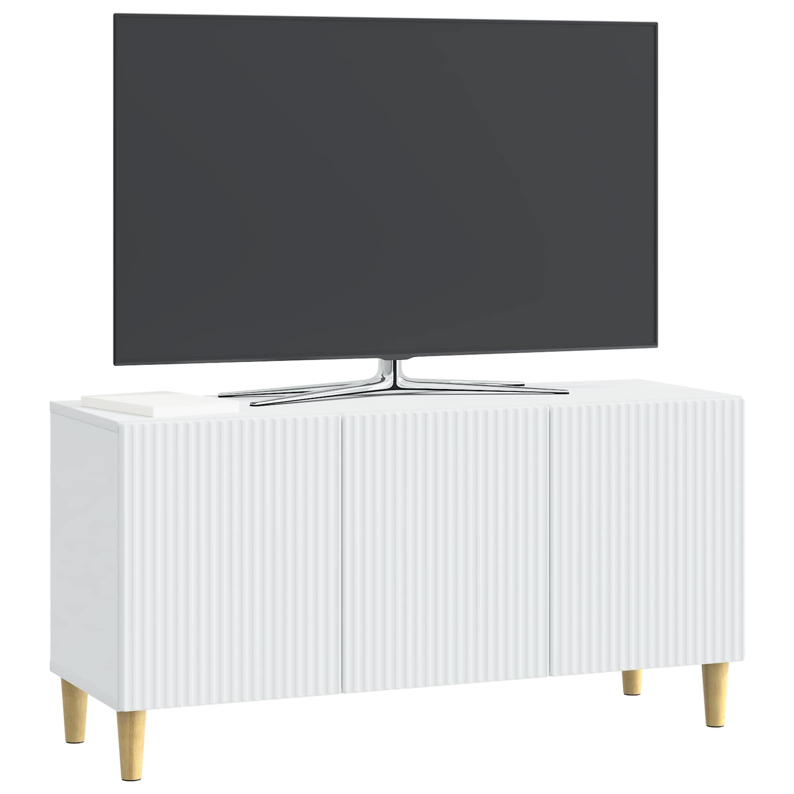 vidaXL Szafka pod telewizor Biały 99 x 34,5 x 50 cm