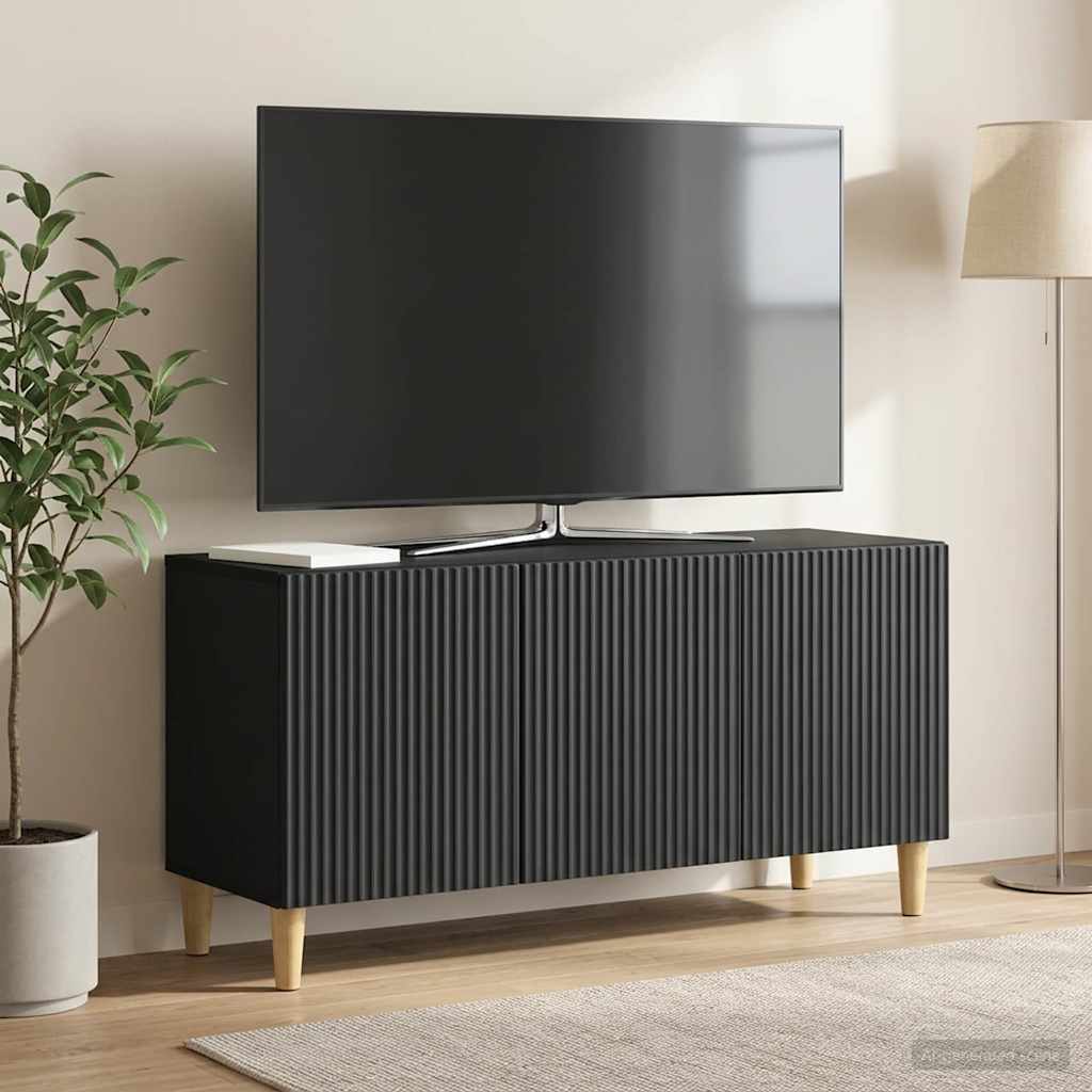 vidaXL Szafka pod telewizor Czarny 99 x 34,5 x 50 cm