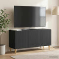 vidaXL Szafka pod telewizor Czarny 99 x 34,5 x 50 cm