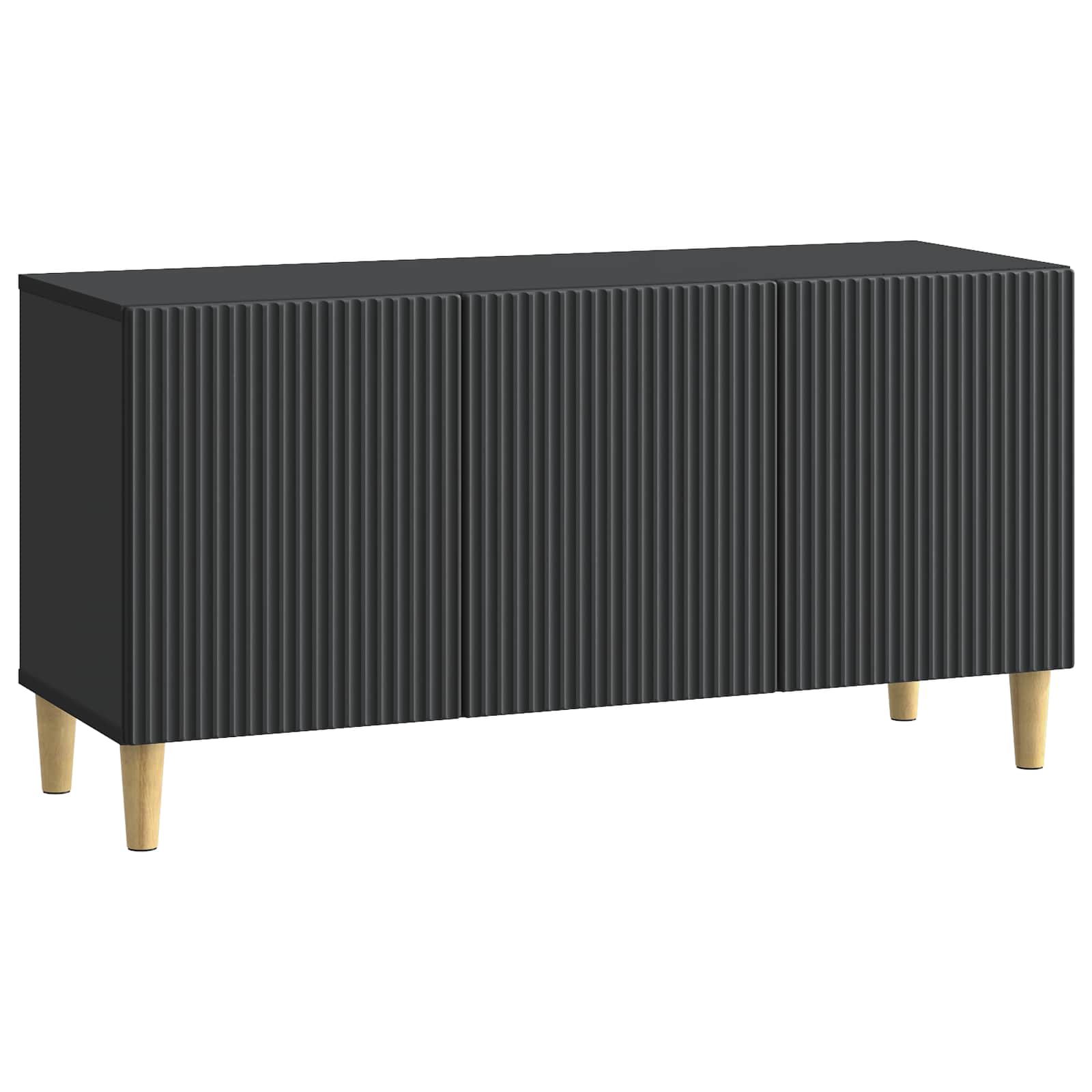 vidaXL Szafka pod telewizor Czarny 99 x 34,5 x 50 cm