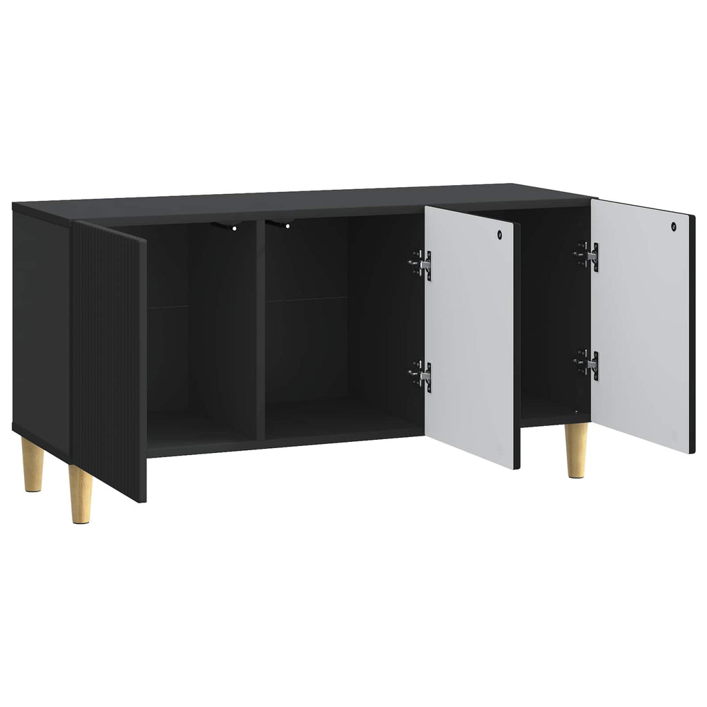 vidaXL Szafka pod telewizor Czarny 99 x 34,5 x 50 cm