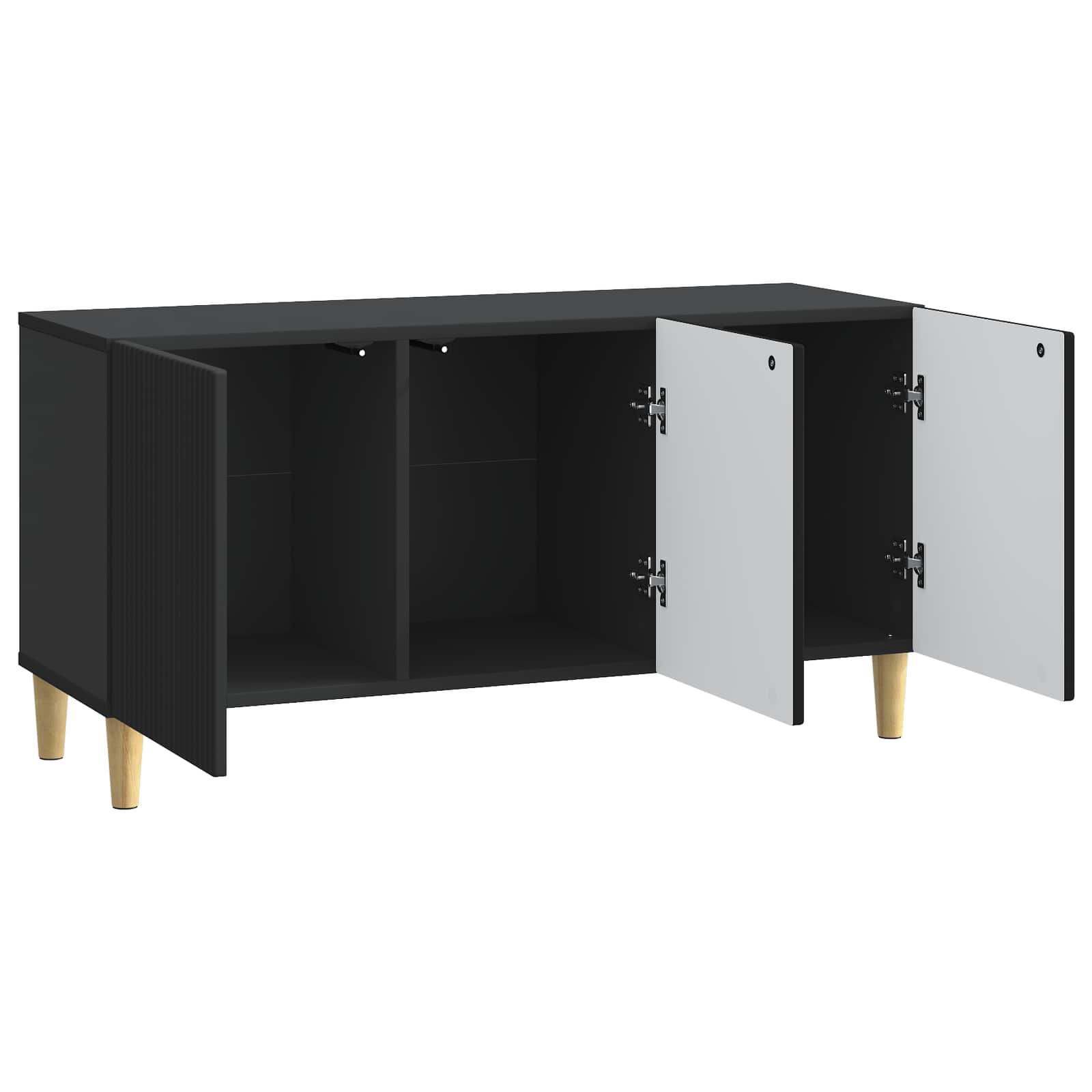 vidaXL Szafka pod telewizor Czarny 99 x 34,5 x 50 cm