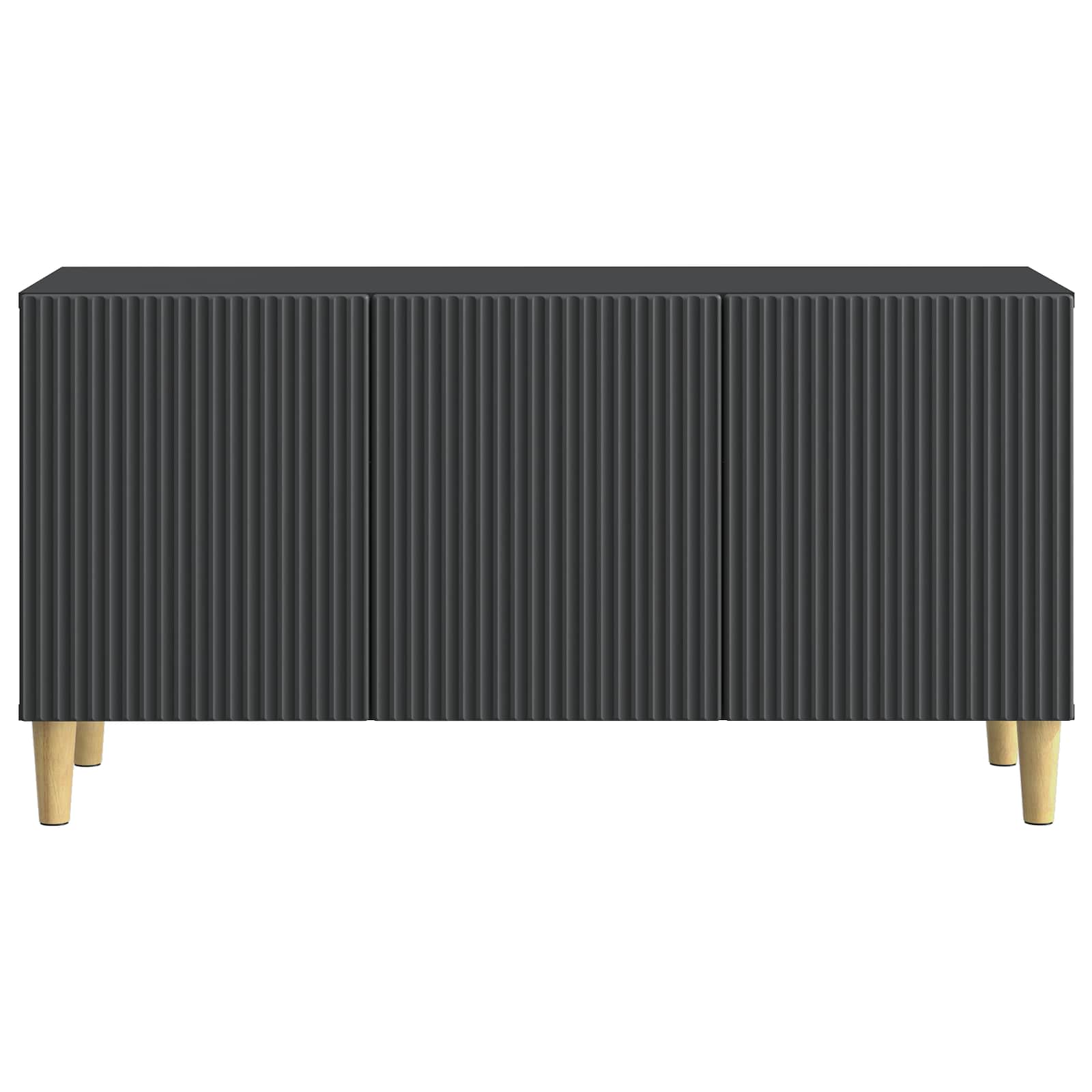 vidaXL Szafka pod telewizor Czarny 99 x 34,5 x 50 cm