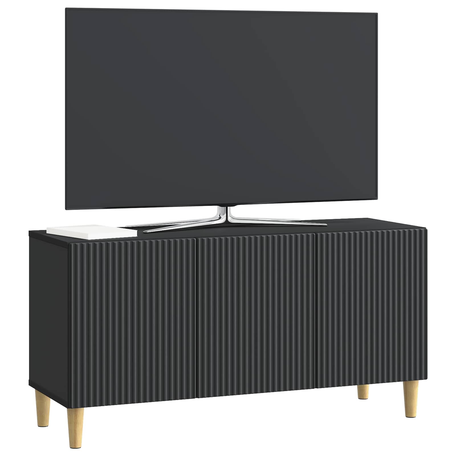vidaXL Szafka pod telewizor Czarny 99 x 34,5 x 50 cm
