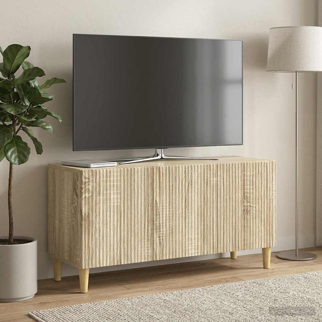vidaXL Szafka pod telewizor dąb Sonoma 99 x 34,5 x 50 cm