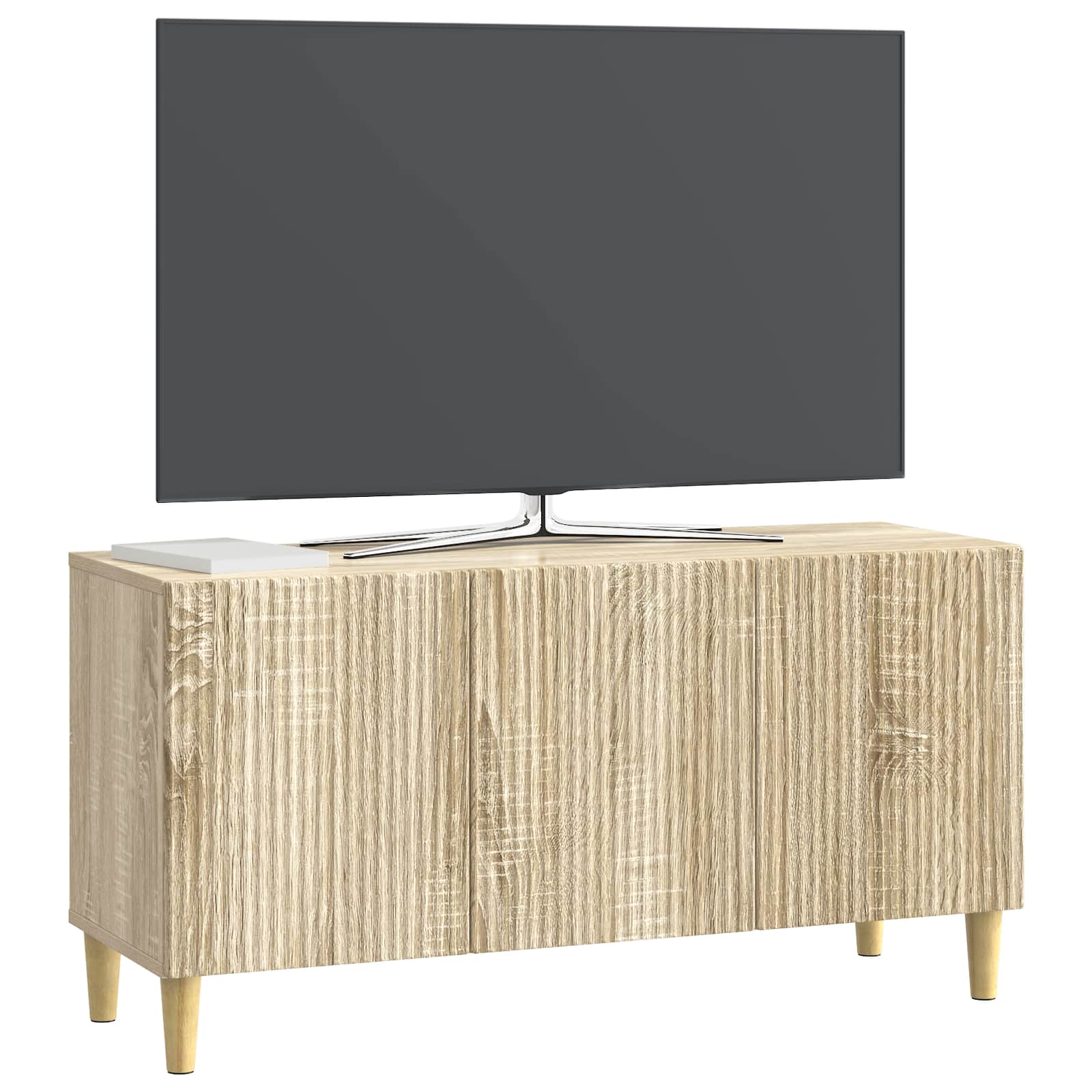 vidaXL Szafka pod telewizor dąb Sonoma 99 x 34,5 x 50 cm