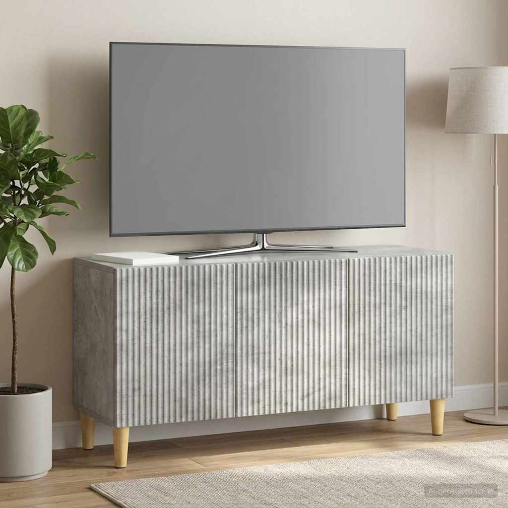 vidaXL Szafka pod telewizor Betonowy szary 99 x 34,5 x 50 cm