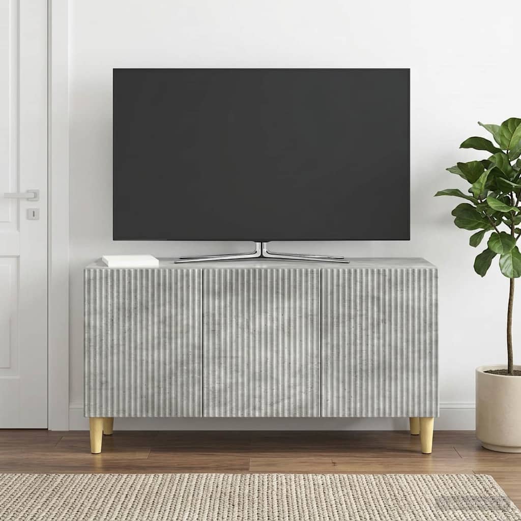 vidaXL Szafka pod telewizor Betonowy szary 99 x 34,5 x 50 cm