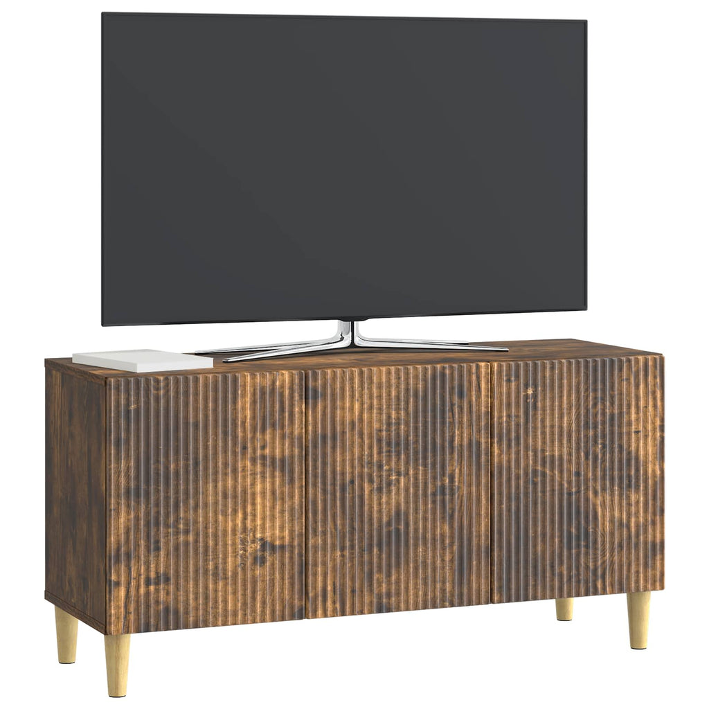 vidaXL Szafka pod telewizor Dąb wędzony 99 x 34,5 x 50 cm