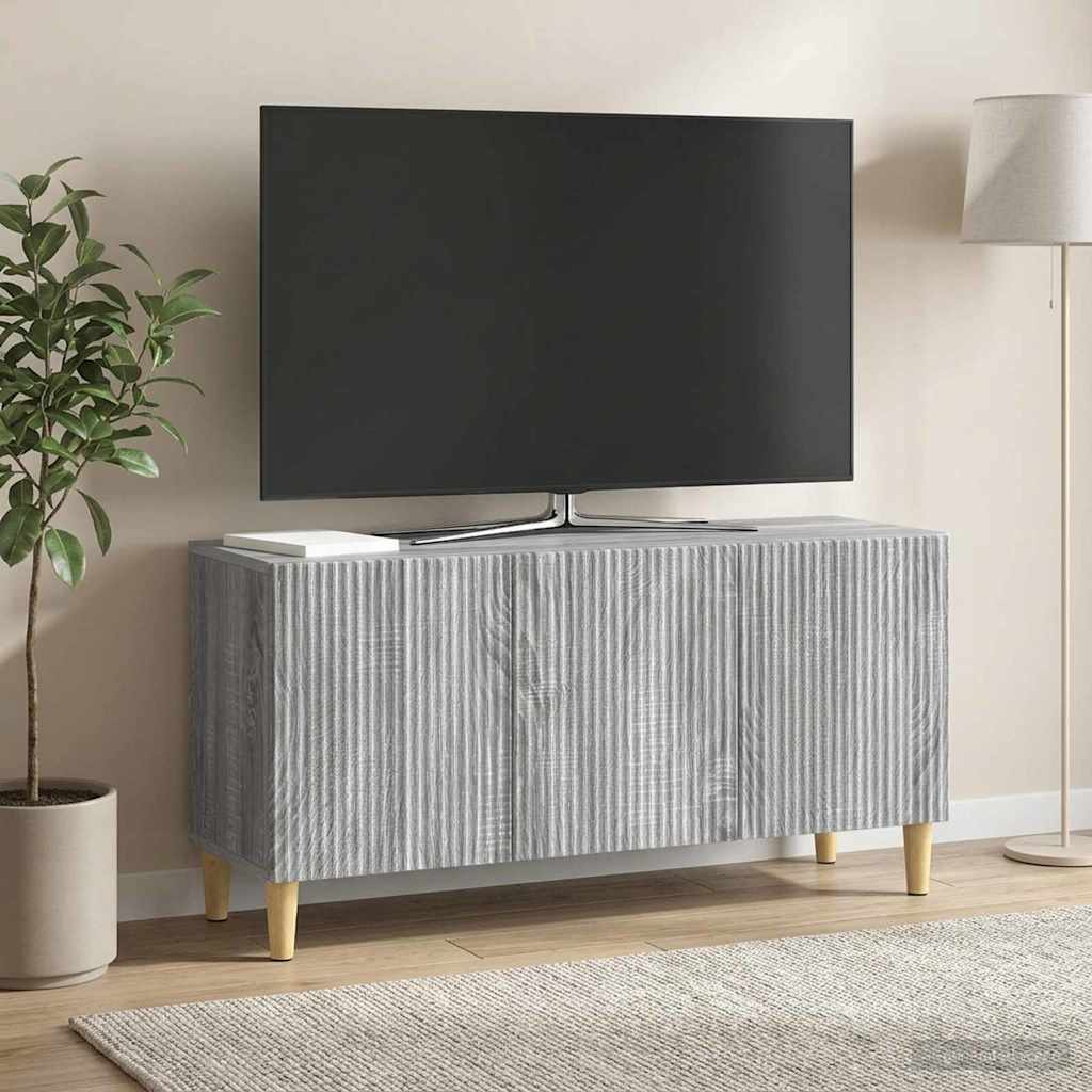 vidaXL Szafka pod telewizor Szary Sonoma 99 x 34,5 x 50 cm