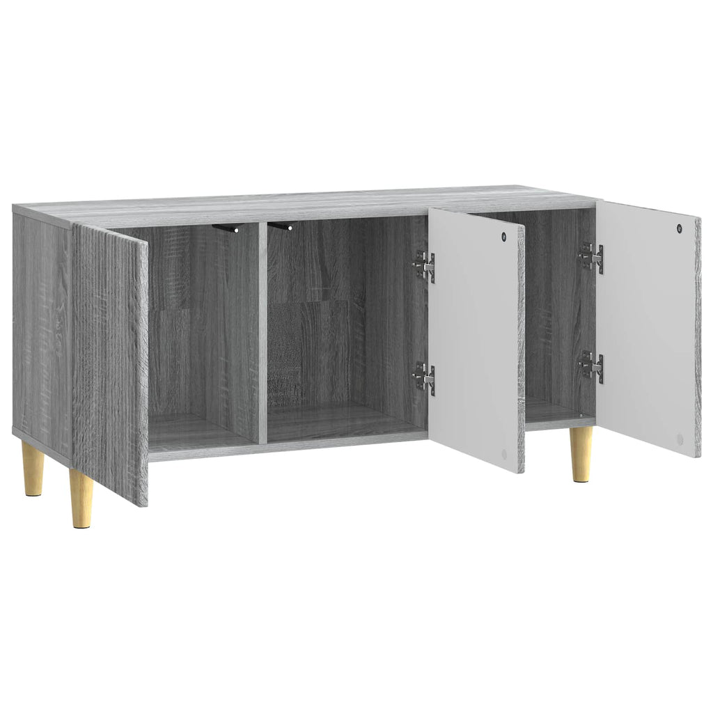 vidaXL Szafka pod telewizor Szary Sonoma 99 x 34,5 x 50 cm