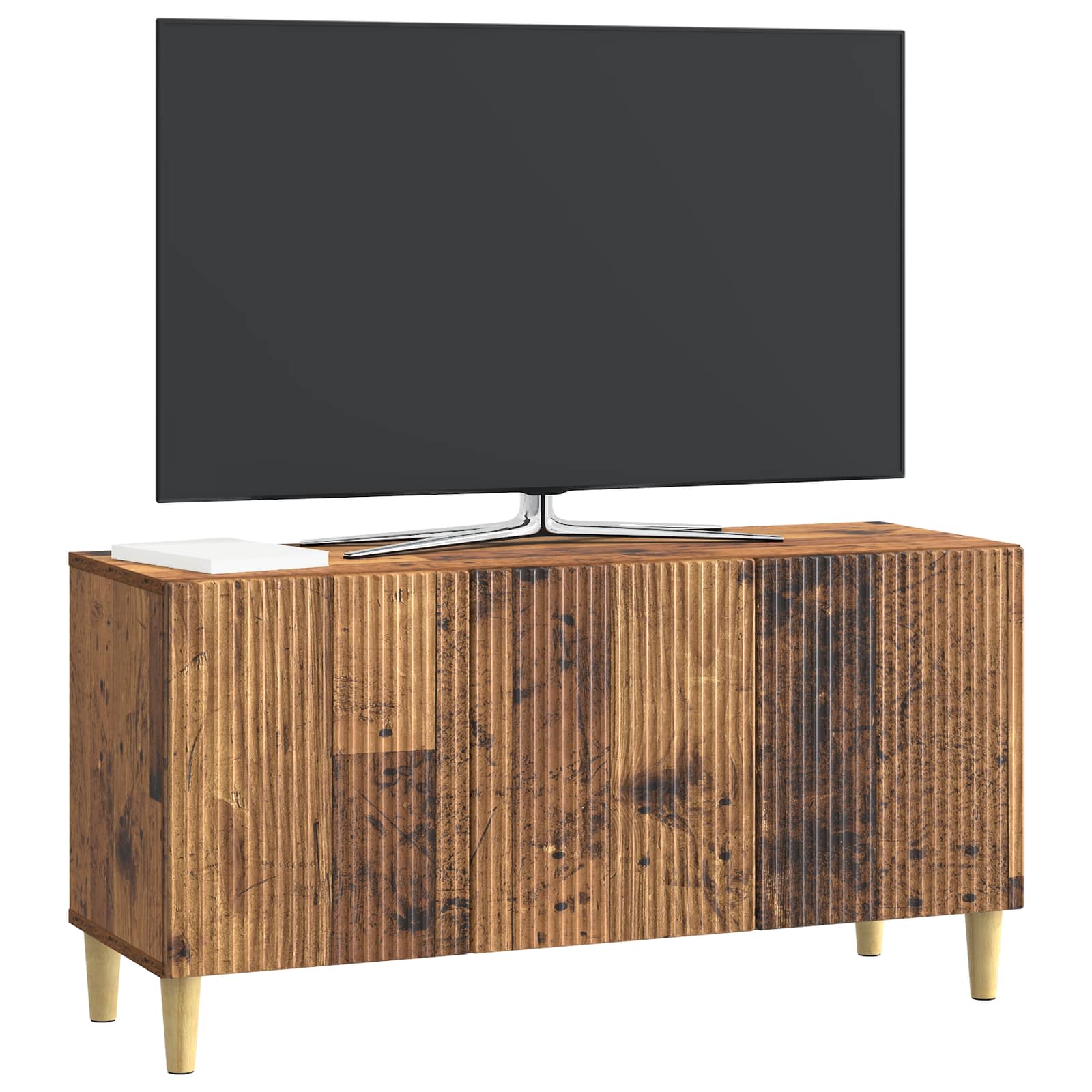 vidaXL Szafka pod telewizor Stare drewno 99 x 34,5 x 50 cm