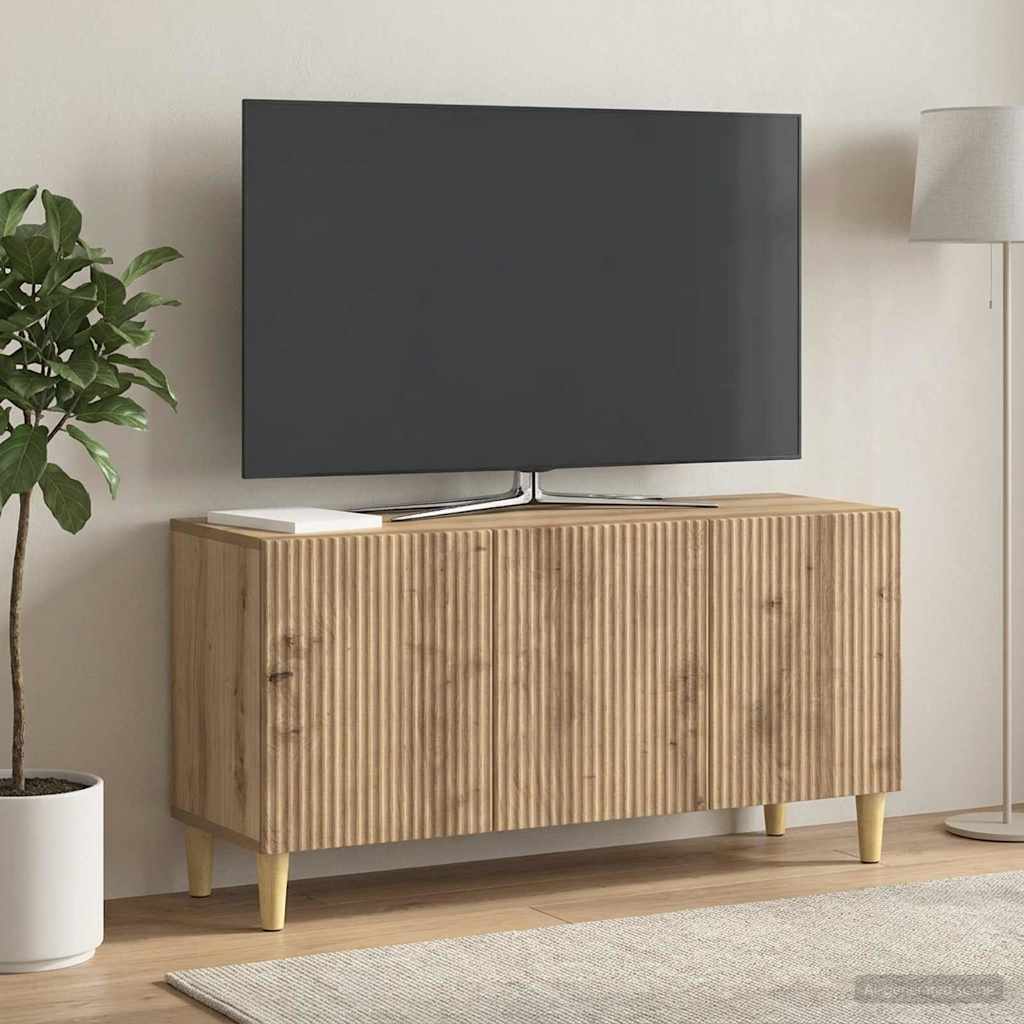 vidaXL Szafka pod telewizor 99 x 34,5 x 50 cm Dąb artisan