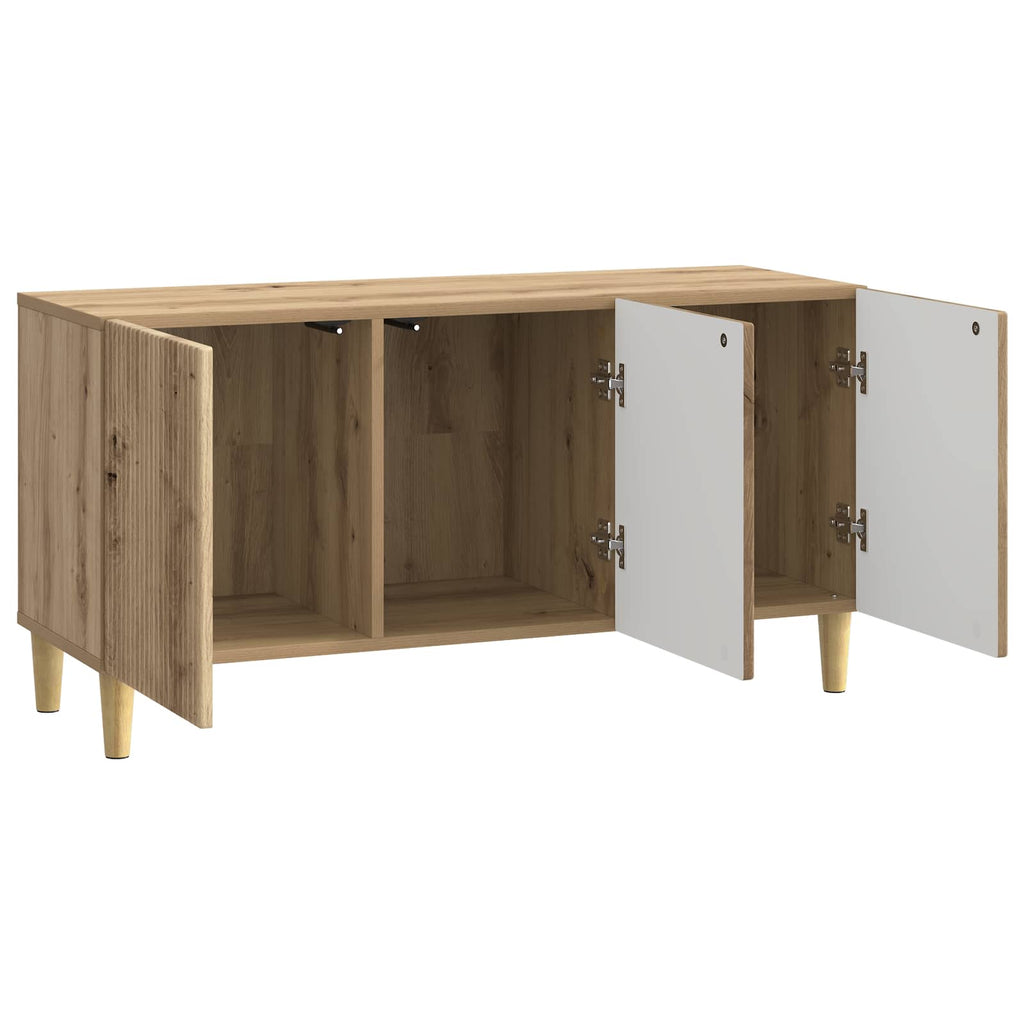 vidaXL Szafka pod telewizor Dąb artisan 99 x 34,5 x 50 cm