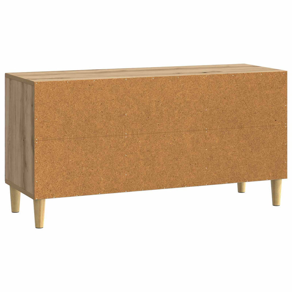 vidaXL Szafka pod telewizor Dąb artisan 99 x 34,5 x 50 cm
