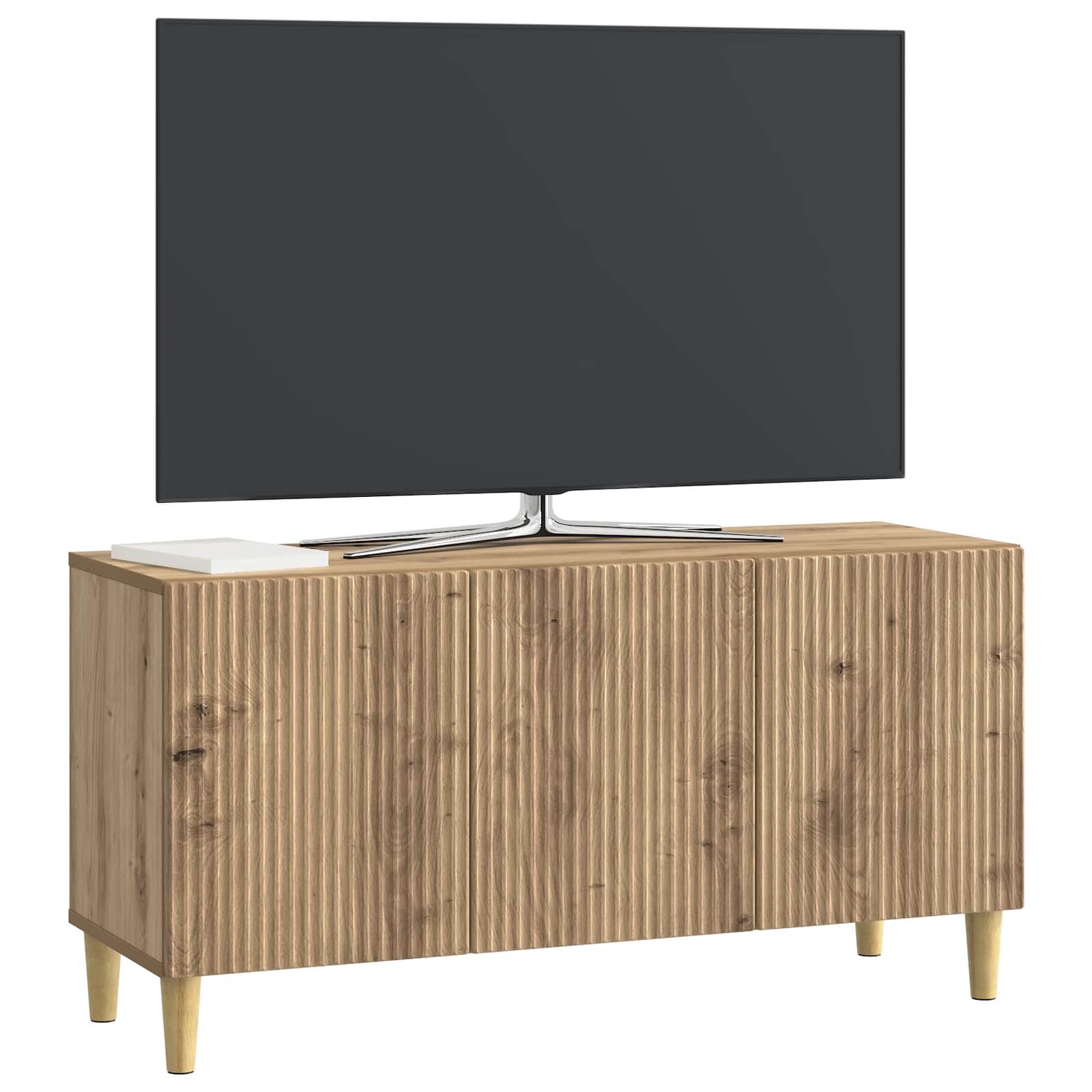vidaXL Szafka pod telewizor Dąb artisan 99 x 34,5 x 50 cm