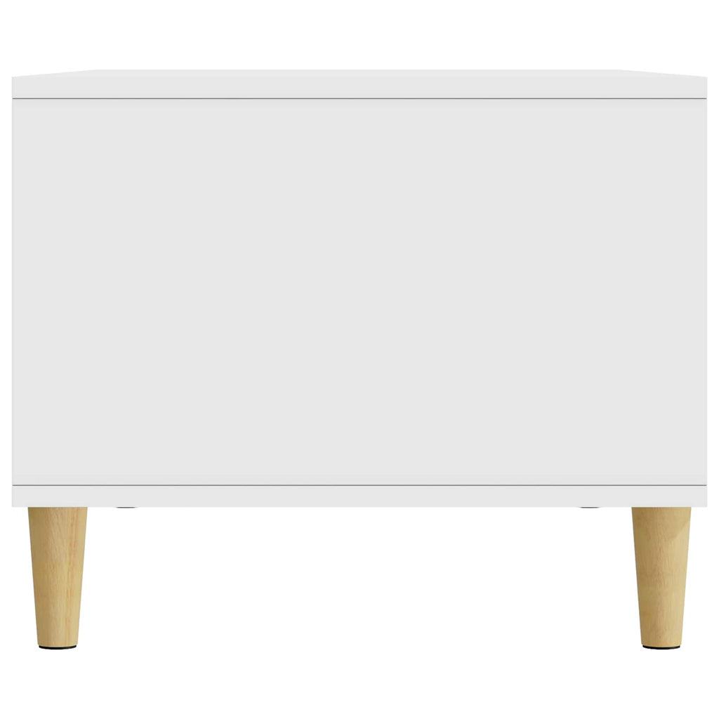 vidaXL Stolik kawowy Biały 90 x 50 x 40 cm Drewno inżynieryjne
