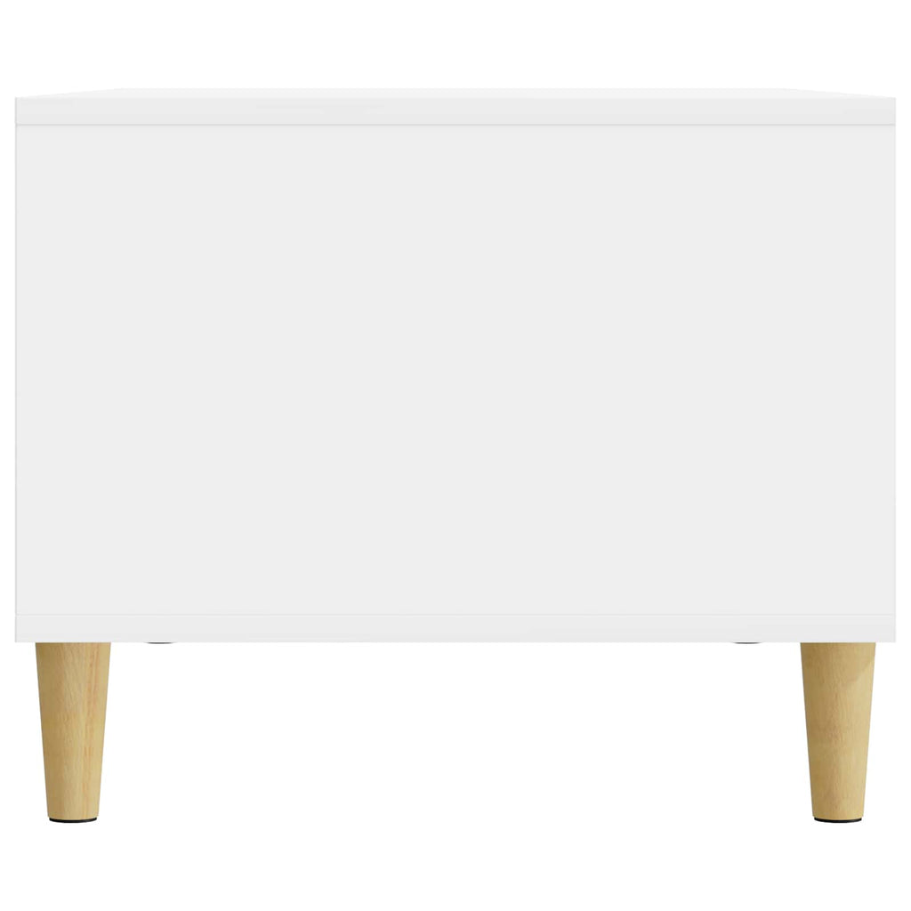 vidaXL Stolik kawowy Biały wysoki połysk 90 x 50 x 40 cm