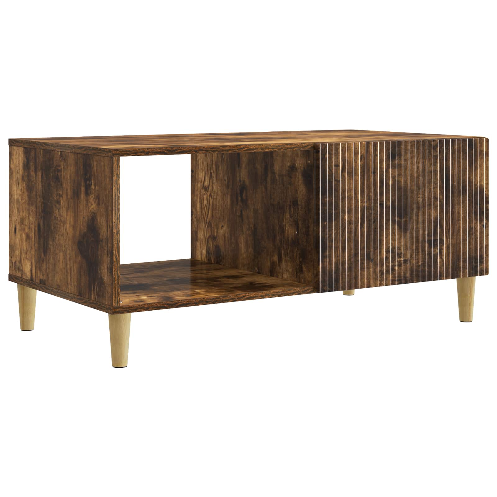 vidaXL Stolik kawowy Dąb wędzony 90 x 50 x 40 cm Drewno inżynieryjne